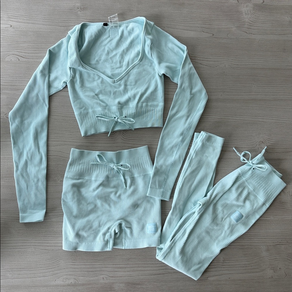 Bo and Tee Baby Blue 3 Piece Set
